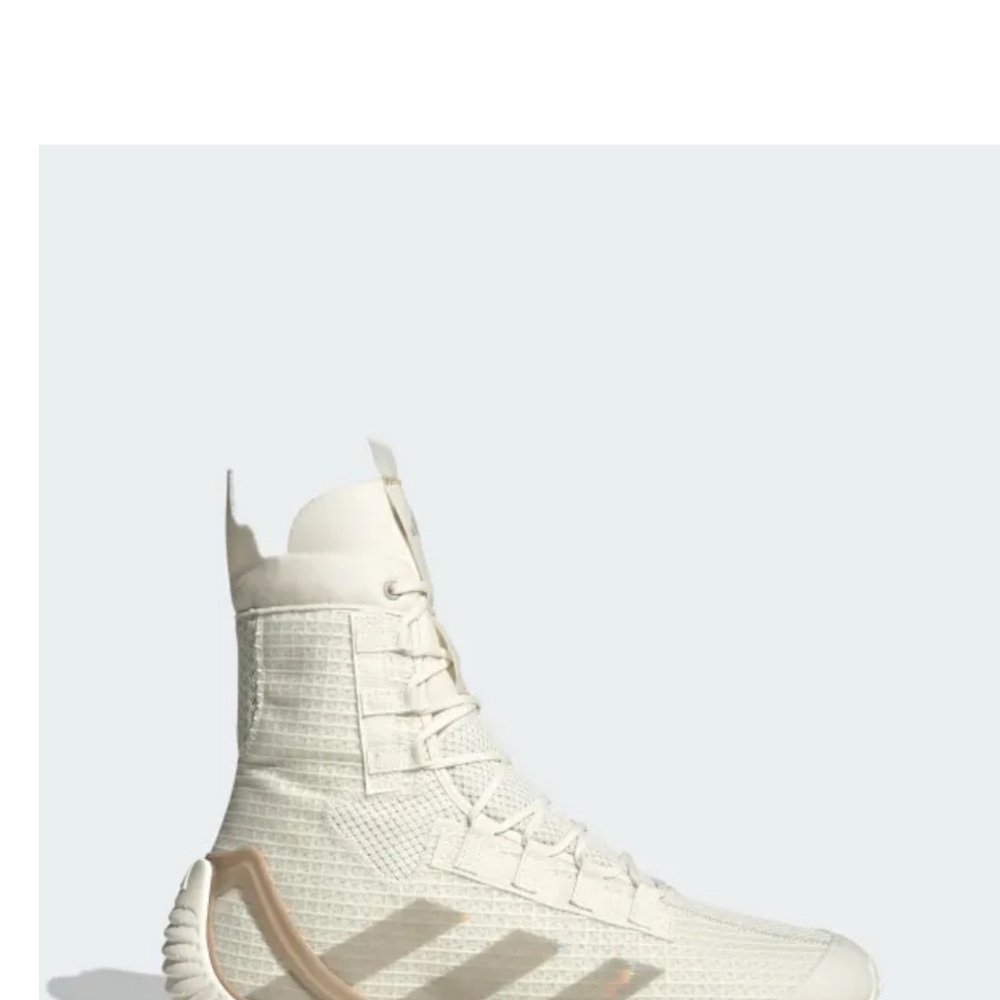 Adidas Cream High-Top Sneakers